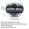 Gyro Power Ball with Auto-Start - Wrist & Forearm Strengthener for Grip Training, Finger Muscle Exerciser with LED Display