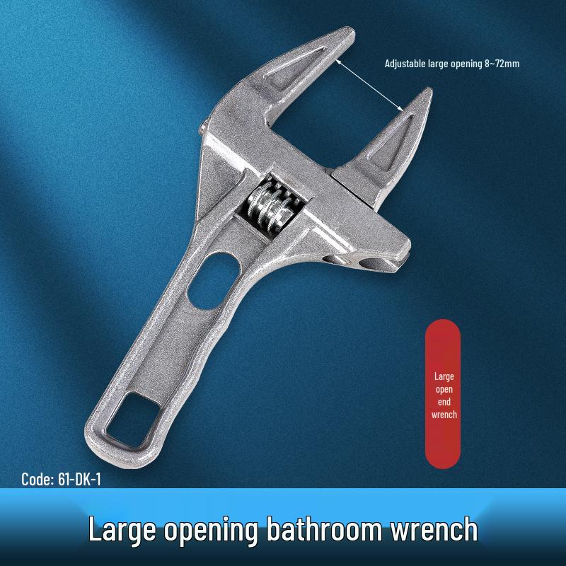 Eight-in-One Multifunctional Faucet & Pipe Wrench Tool for Bathrooms