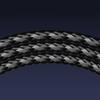 Nylon Braided USB Extension Cord USB to Type c USB Splitter 66W Power Delivery 90Degree Bend Design for Compactly Space