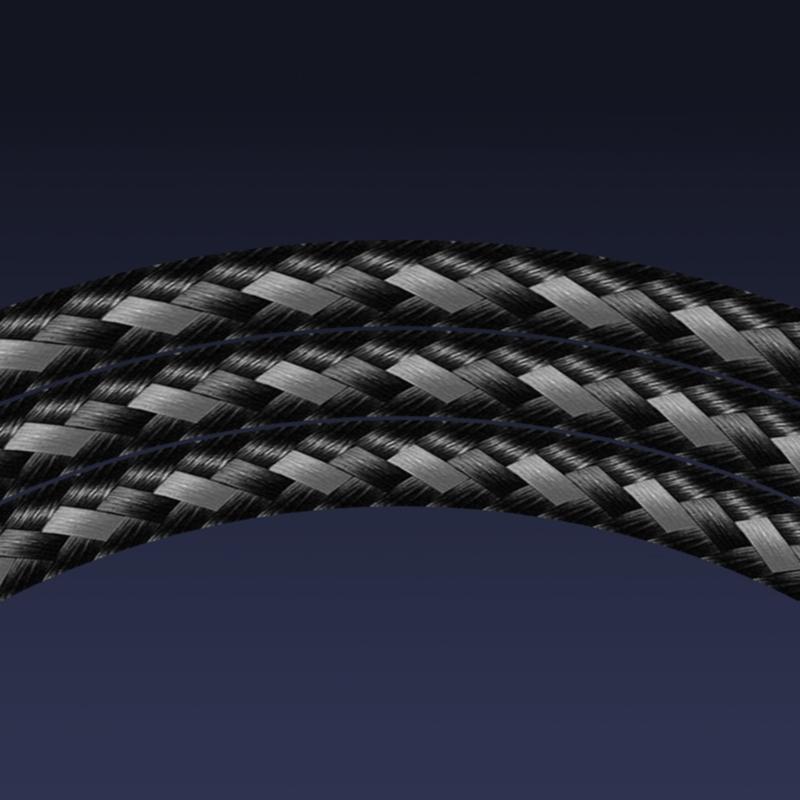 Nylon Braided USB Extension Cord USB to Type c USB Splitter 66W Power Delivery 90Degree Bend Design for Compactly Space