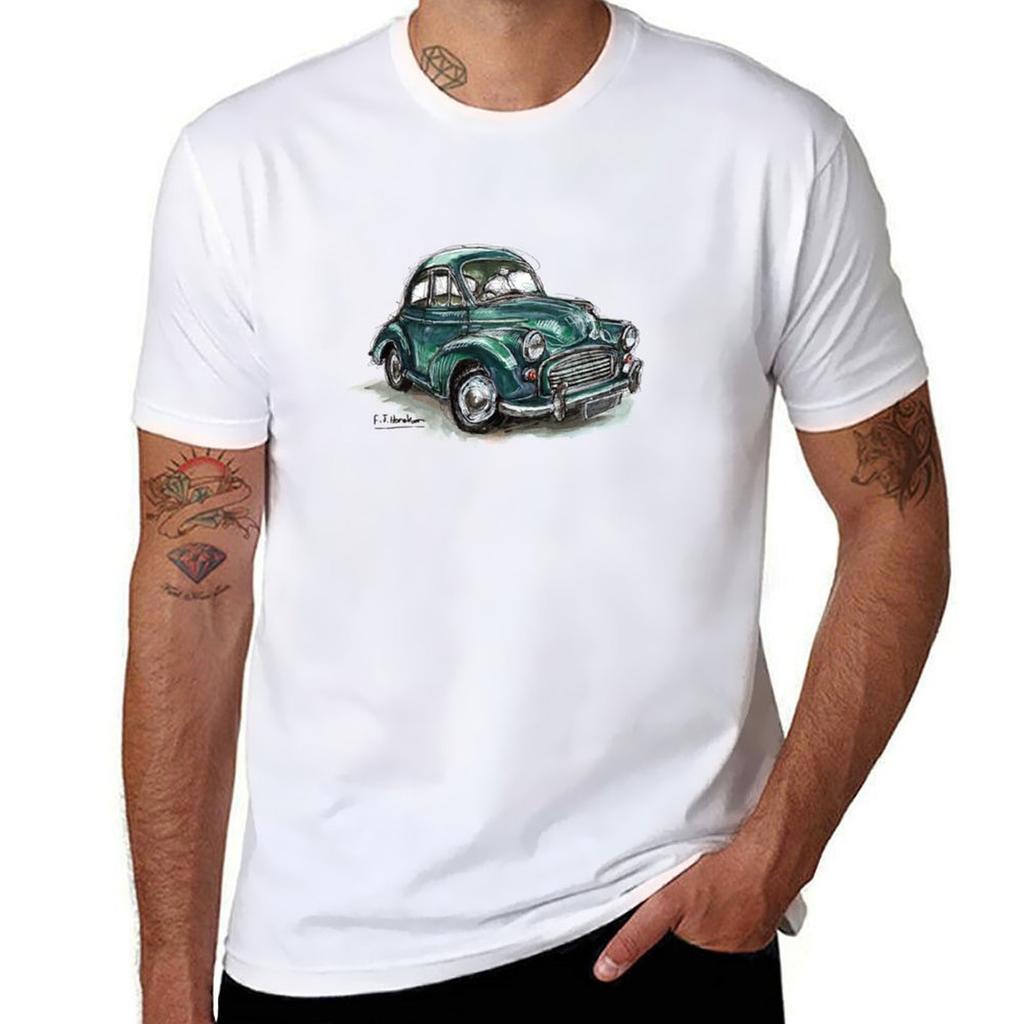 Morris Minor Tshirt vintage vintage clothes Mens cotton tshirt