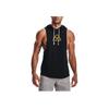 Under Armour Project Casual Training Loose Sports Hooded Vest Men Vests Black 1367117-001
