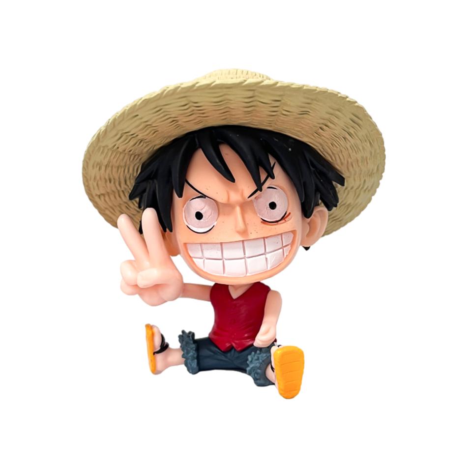 Chibi Big-Headed Luffy One Piece Gk Sitting Pose Zoro Chopper Enel Empress Action Figures Anime Toys Decorations Gifts In Stock