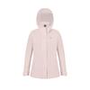 Fashionable Warm Hooded Two-Piece Set Women Outerwear Nude-Pink A11W441705FPK