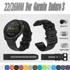 22/26mm Quick Fit řemínek pro Garmin Enduro3/Fenix8 47MM Silikonový Vodotěsný Řemínek pro Venkovní Sporty pro Garmin Enduro3/Fenix8 47MM