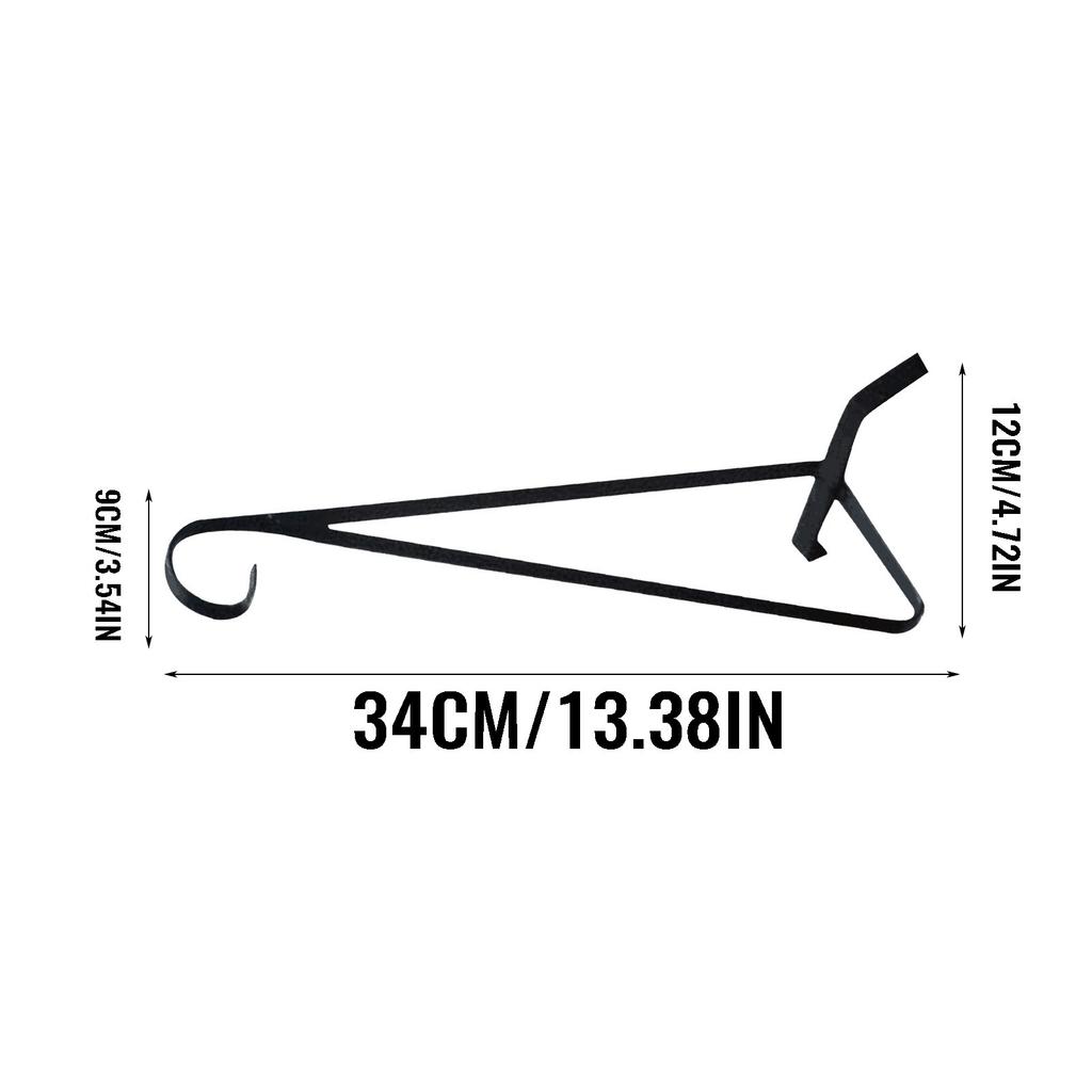 1PCS Hanging Basket-Brackets For Concrete Posts Supports Easy Fill-baskets