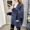 Knitted Cardigan for Women In A Laid-back Style for Autumn and Winter Korean Sweater Coat Loose Knitted Sweater for Women