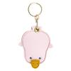 Bamen Bug Club Cartoon Access Control Card Leather Case Keychain Creative Cute Girl Key Pendant Bag Hanging Personalized Gifts