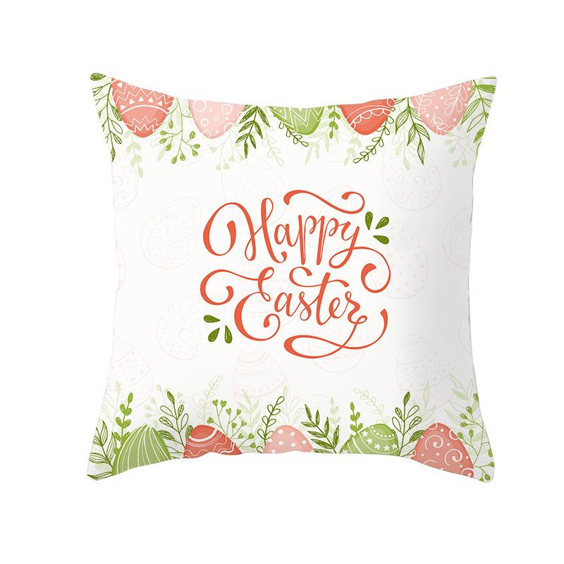 New Easter Bunny Pillow Cover Festive Home Decor Pillow Cover
