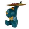 Cool Dog Showpiece Platter Dog Showpiece for Home Decor Showpiece | Kitchen Decorative Item (Multicolor)