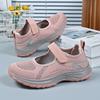 Fashion New Women's Breathable Casual Shoes Summer Thick Bottom Outdoor Walking Comfortable Mesh Platform Walking Shoes Tenis Masculino