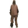 Adidas Originals X Hamcus Collaboration FW23 Color Block Logo Pocket Hoodie Unisex Hoodies Brown IX4341
