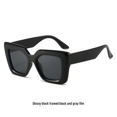 Lunettes de soleil Style Urbain Monture Large Mode Européenne & Américaine