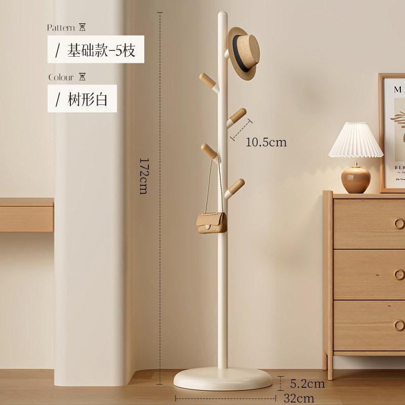 Modern Luxury Coat Rack, Floor Standing Clothing Rack for Entryway, Simple Hall with Hooks, Metal Clothes Stand for Living Room