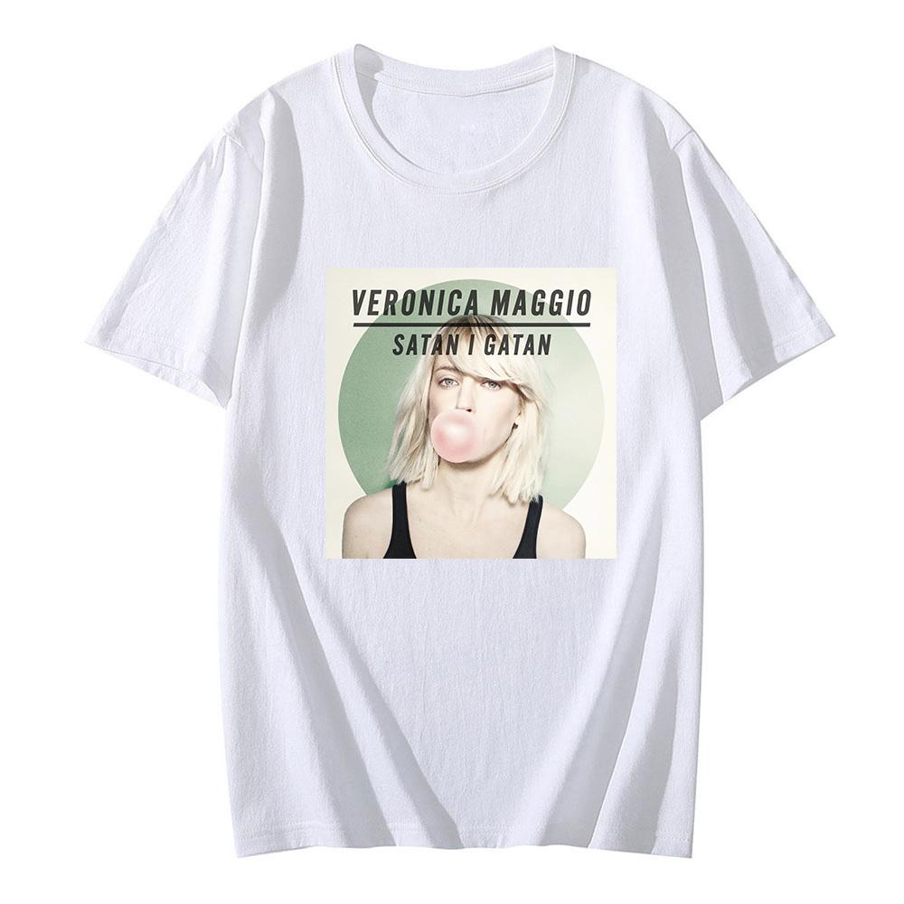 

Veronica Maggio T-Shirt Women/men Short Sleeve Summer T-shirts High Quality 100%Cotton Anime T-shirt Camisetas Comfortable O-neck Clothing summer Tops XS