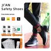 Flyknit Wear-resistant Steel Toe Safety Shoes: Anti-smash & Anti-puncture, Universal Work Shoes for All Seasons.