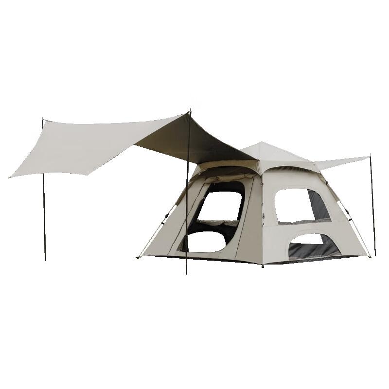 Wolf Walker Portable Folding Camping Tent with Awning