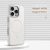 Apple 17 Promax Electroplated Leather Texture Magnetic Phone Case - iPhone16 Luxury Skin Feel, Strong Magnetic, Anti-fall Design