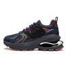 Li Ning Project Fabric Synthetic Leather C+ Comfortable Versatile Non-Slip Wear-Resistant Low-Top Casual Shoes Women sneaker Blue Red AGCU174-6