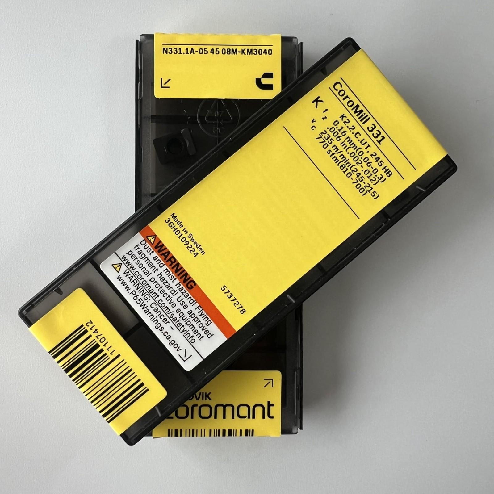 

SANDVIK / N331.1A-054508M-KM 3040 / Original Swedish hard alloy blade 10 Pcs