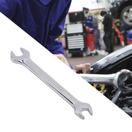5.5-24mm Anti-Rust Open End Wrench High Hardness Repair Tool Multiple Sizes Double Open End Wrench for Auto Repair