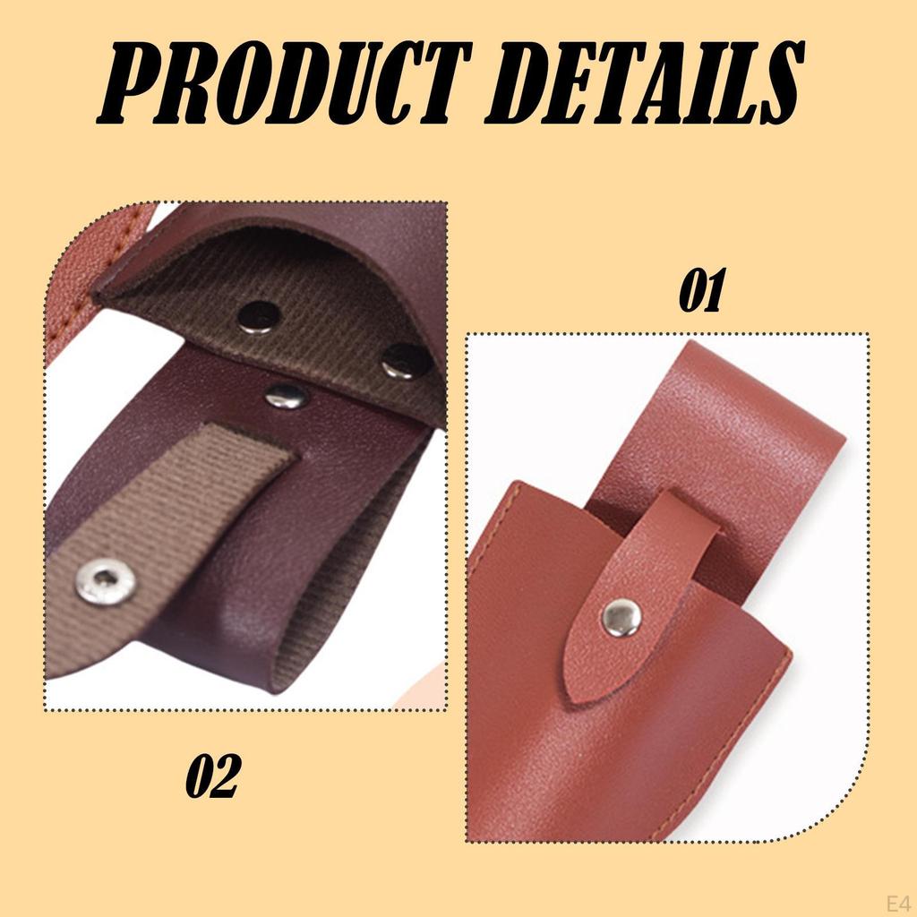 Cover Garden Tool Sheath Compact Versatile PU Leather Hand Pouch for DIY Engineering Gardening