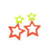 Y2K Star Pendant Earrings Geometric Pentagram Hollow Star Earrings Geometric Earrings  Daily Wear