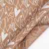 Double-Sided Printed Paper Decorative Large Size Gift Wrap Love Heart Craft Paper Brown Valentine'S Day Gift Wrapping Paper