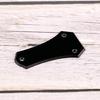 Bullnose Shaped Guitar Trusses Rod Cover Plate 3 Holes Guitar Replacement Accessory No Screws Center Hole Distance 50mm
