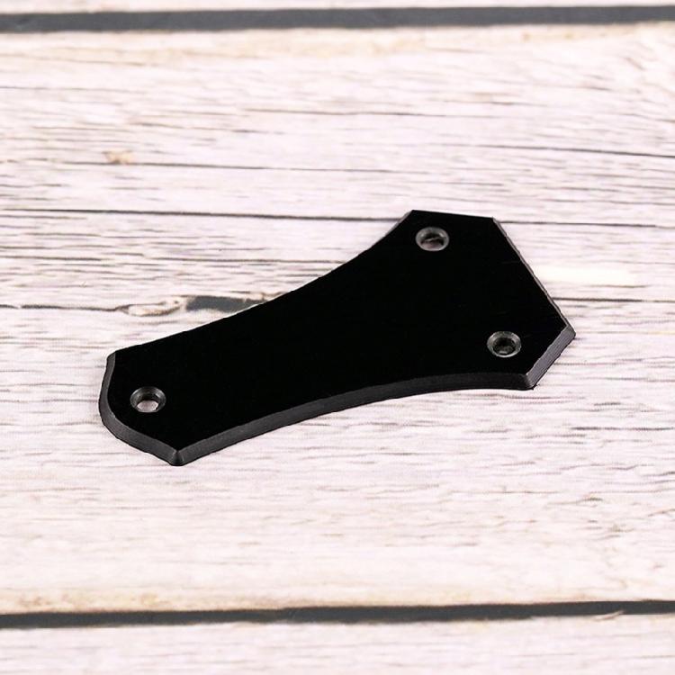 Bullnose Shaped Guitar Trusses Rod Cover Plate 3 Holes Guitar Replacement Accessory No Screws Center Hole Distance 50mm
