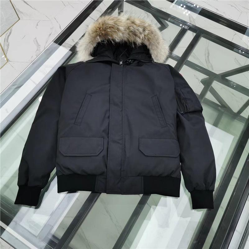 Big goose down jacket Canadian bomber jacket men's and women's jackets couple parka Putin M