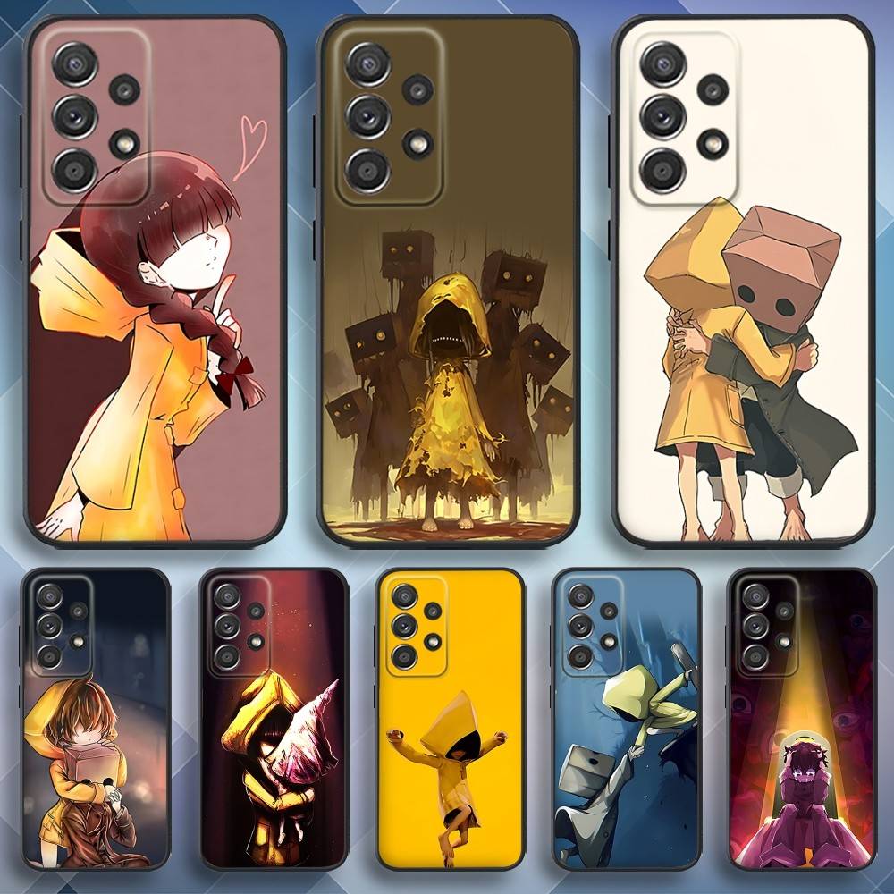 Game Little N-Nightmares Phone Case For Samsung S 25,24,23,22,30,21,10,9,Ultra,Plus,Lite,FE,4,5 G Soft Black Case