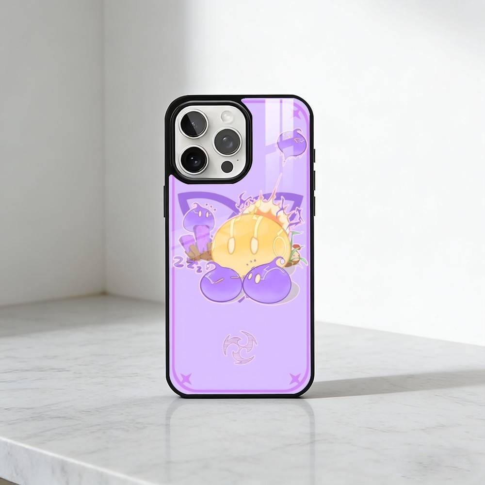 

Slime Genshin-Printed Phone Case For iPhone17,16,15,14,13 Plus,Pro Max Magnetic For Magsafe Wireless Charging iPhone11PROMAX