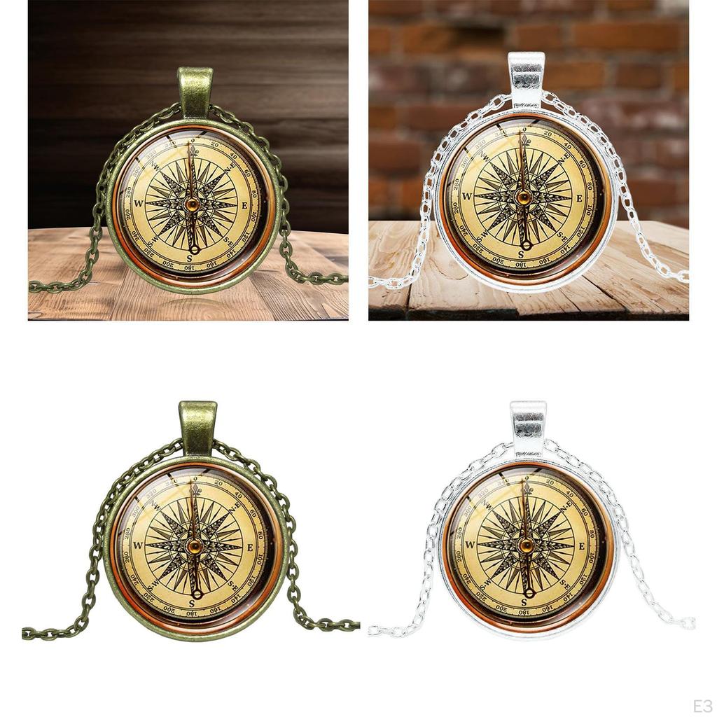 Compass Necklace Son Gifts from Mom Unique Jewelry Father's Day Gift Pendant