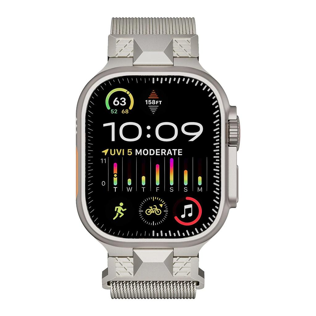 Magnetic Milanese Band for Apple Watch Ultra 3 2 49mm 11 10 46mm Luxury Loop Strap for iWatch Series 9 8 7 Se 45mm 44mm Bracelet