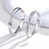 Mobius Zirconia Diamond Adjustable Couple Rings - Elegant Men's & Women's Wedding Bands