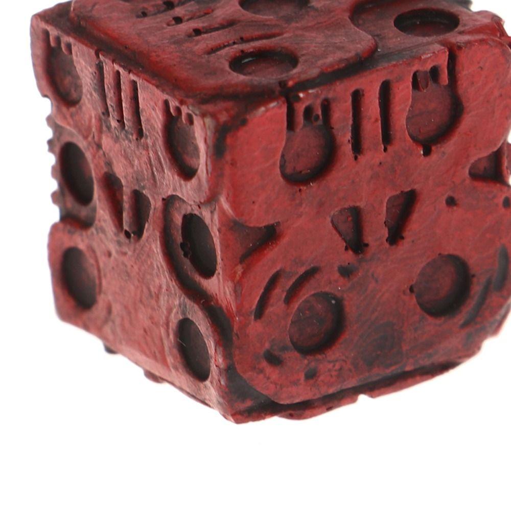 Hars Skelet Dobbelstenen Handgesneden Spookachtige Dobbelstenen Set Eng Pub Dobbelstenen Zombie Apocalyps Dobbelstenen Halloween