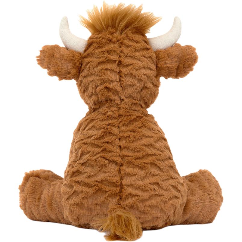 

JELLYCAT Fuddlewuddle Highland Cow Creative Cute Shape Brown Doll Plush Doll Sitting 23cm Height