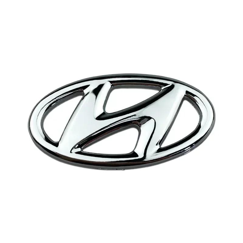 ABS Emblem for Hyundai Elantra Accent I20 I30 Sonata Mistra Lafesta Veloster Tucson Car Steering Wheel Cover Decals Logo Sticker b1