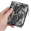 New wallet women's short, snake pattern multi-card zipper change bag niche card bag women