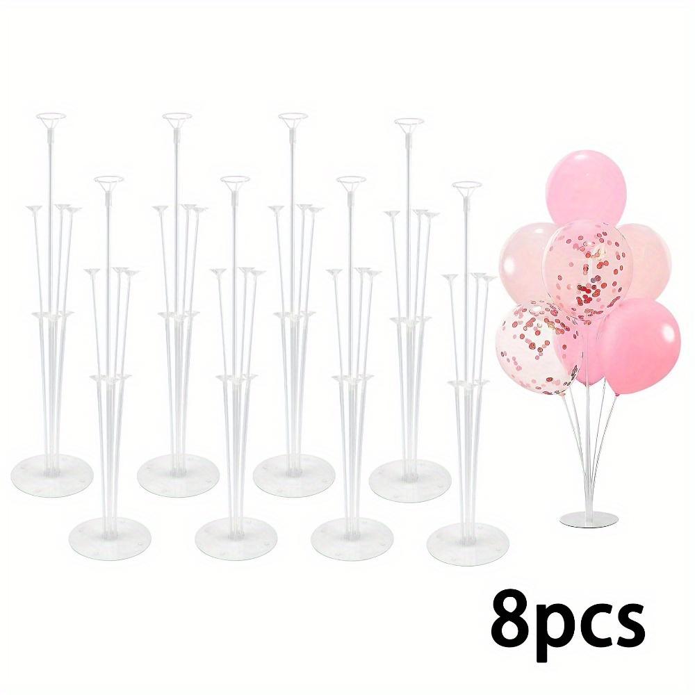

8шт палочек для воздушных шаров с основанием для стола, комплект подставок для воздушных шаров, подставки для воздушных шаров с основанием для пола, подставка для арки для воздушных шаров с основанием, подставки для воздушных шаров для стола 8pcs