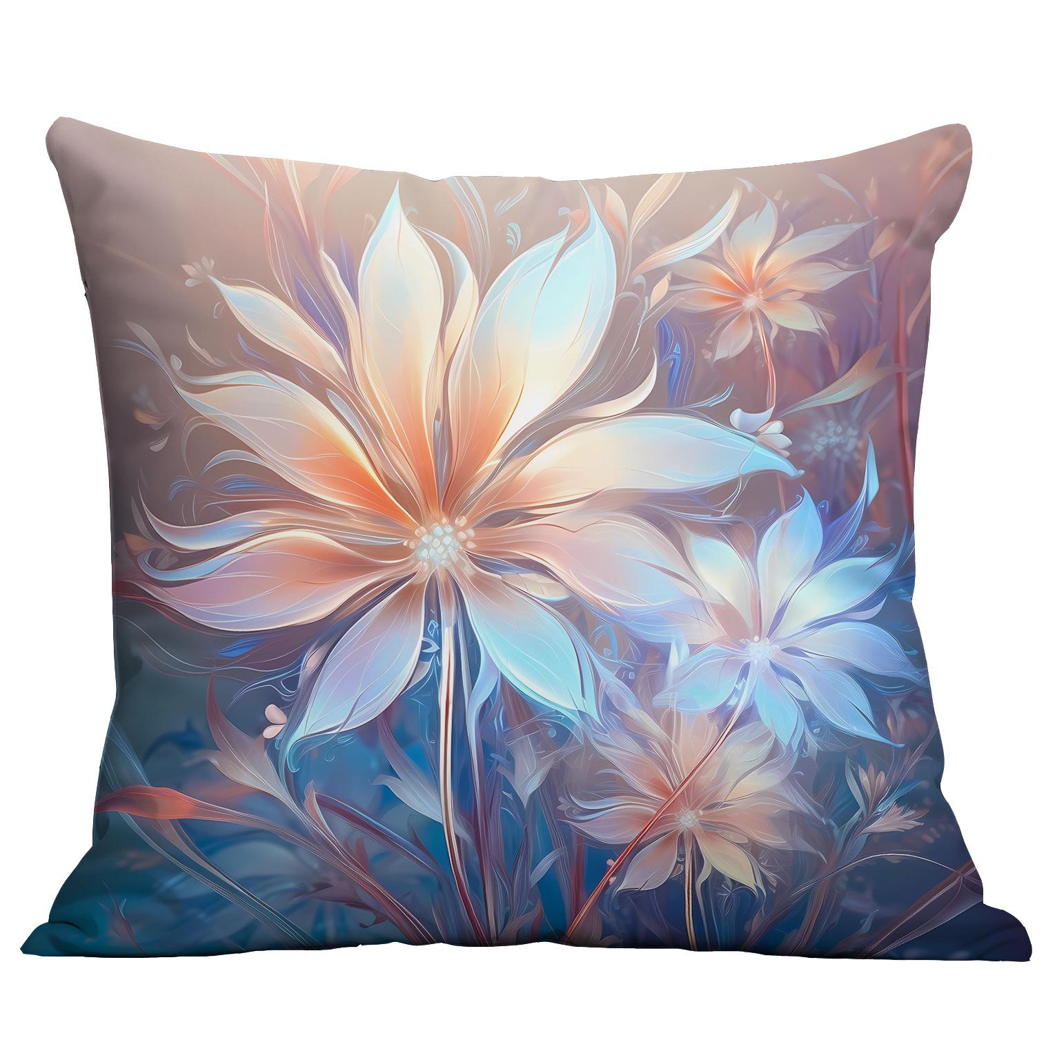 

Мечтательный Одуванчик Лотос Наволочка Подушка Пуш Диван Гостиная B&B Подушка Наволочка Ванная Окно Офис Подушка 45 * 45Cm