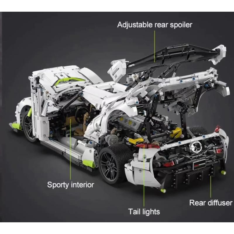 Cada C61048 Fantasma Sports Car Educational Toy Building Blocks