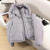 Women's Hooded Loose Fit Padded Winter Jacket