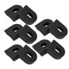 5 Pair RISK Silicone Mountain Bike Crank Cover Road Bicycle Crankset Protective Case Cycling AccessoryBlack