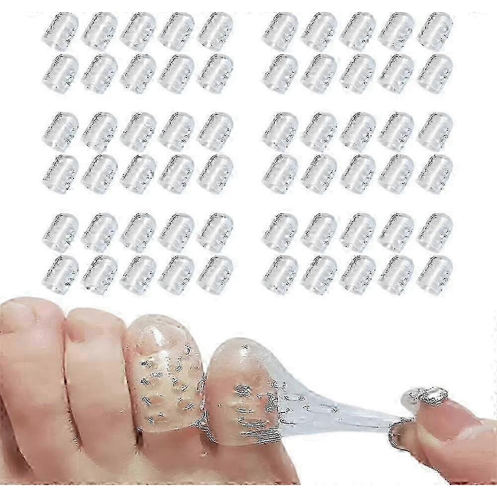 Protetores de Dedo de Silicone Anti-Atrito: Tampas Respiráveis para Proteção de Calos no Dedo Mínimo do Pé