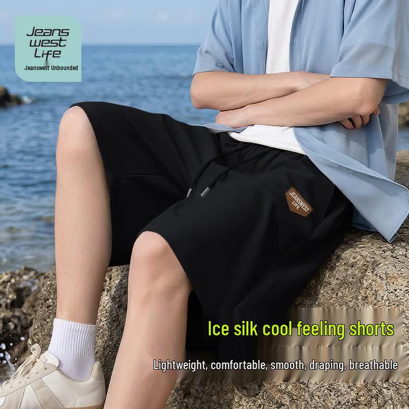 JEANSWEST LIFE Men s Ice-Feel Beach Shorts 4XL