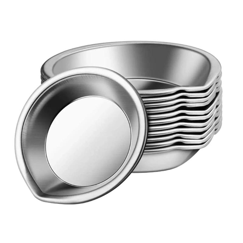 6 Pcs Small Round Paint Tray Painting Color Palette Paint Mixing Palette Tray Suitable for Mixing Various Pigments