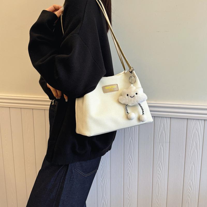 Trend Bag Women's New Fashion Texture Shoulder Bag Popular Versatile Trend Tote Bag