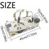 Tulip Flower Women's Hand Luggage DIY Knitting Needles Storage Bag Ladies Travel Bags  Men
